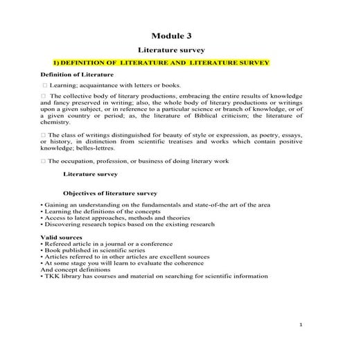 Research Methodology Module-03