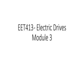 Chopper Control of DC Drives - KTU - Module 3