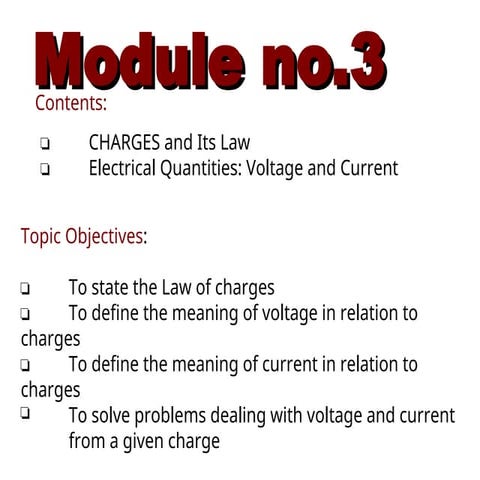 Understanding Electrical Charges, Voltage, and Current: Laws and ...