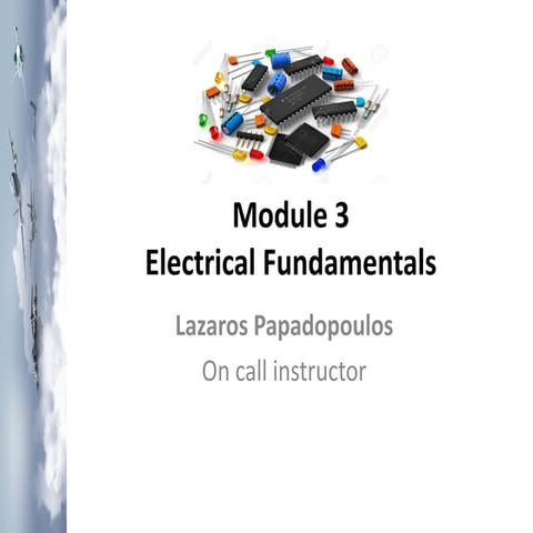 Module3 electrical fundamentals