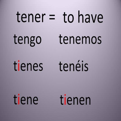 Module 3   expresiones con tener