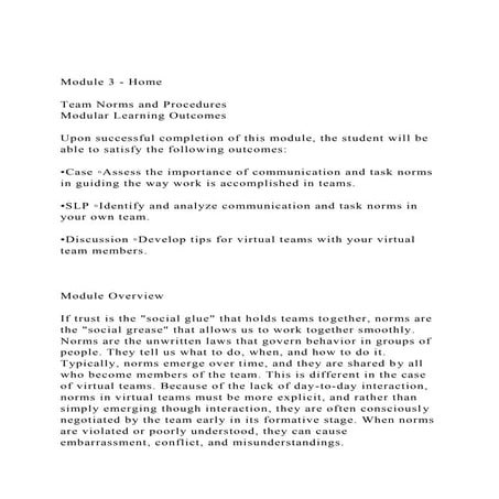Team norms template | PDF