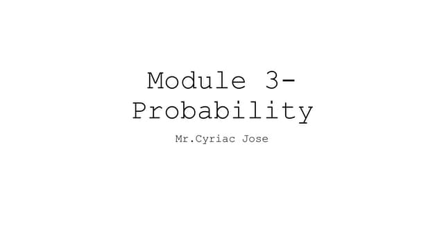 Probability, Types, Rules, Joint, Marginal, Conditional Probability