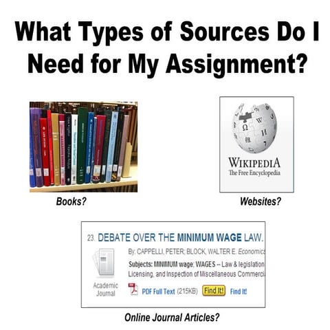Types of Information Sources