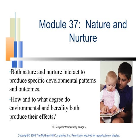 Nature and Nurture..