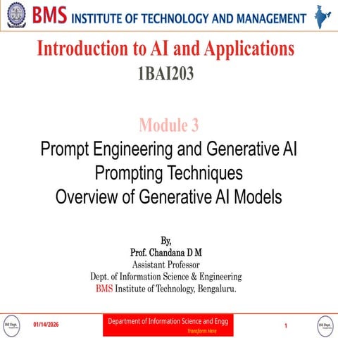 Introduction to Prompt Engineering (Focusing on ChatGPT) | PDF