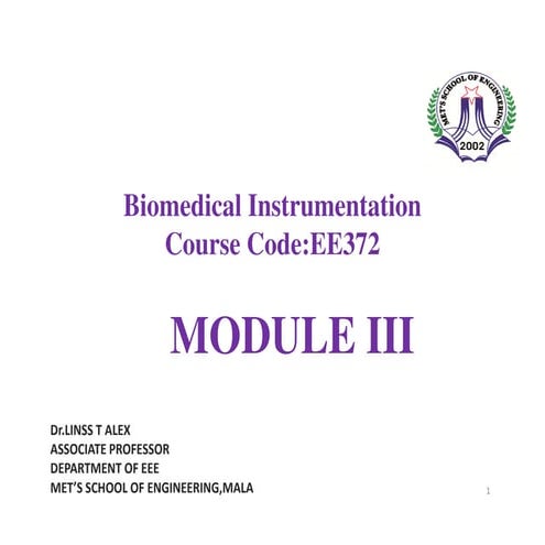 Biomedical Instrumentation