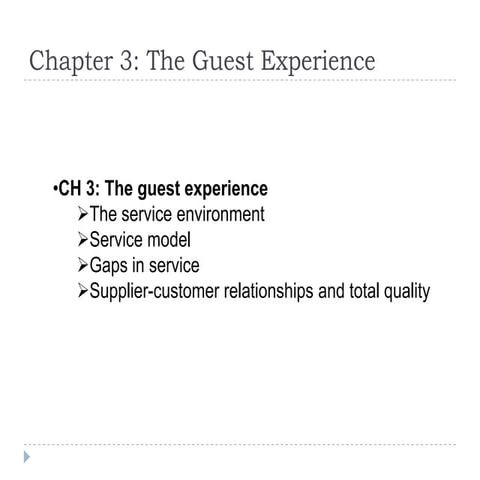 Module 3 the guest experience hard copy