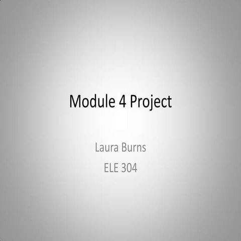 Module 4 | PPT