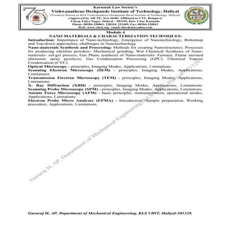Additive Manufacturing (15ME82)-Module 4