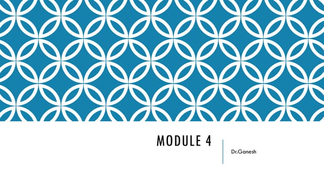 This is the module of the module 4 inthis is