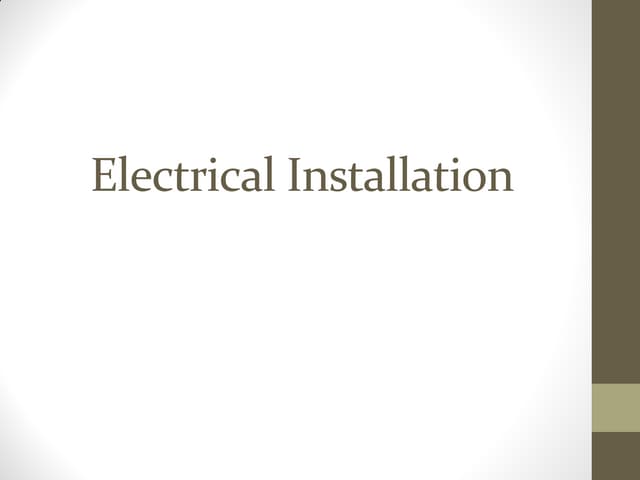 Module for exploration of installation guidelines