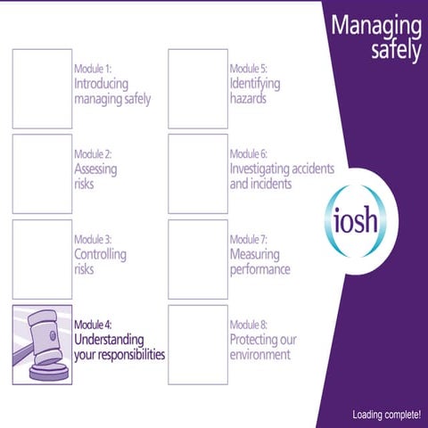 Iosh chapter module4 understanding your responsibilities.ppt