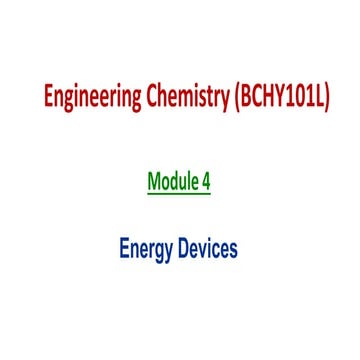 Energy Devices - Engneering Chemistry -Module 4.pdf