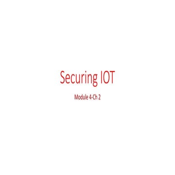 III SEM MCA-Module 4 -Ch2.pdf- Securing IoT