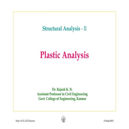 Module4 plastic theory- rajesh sir