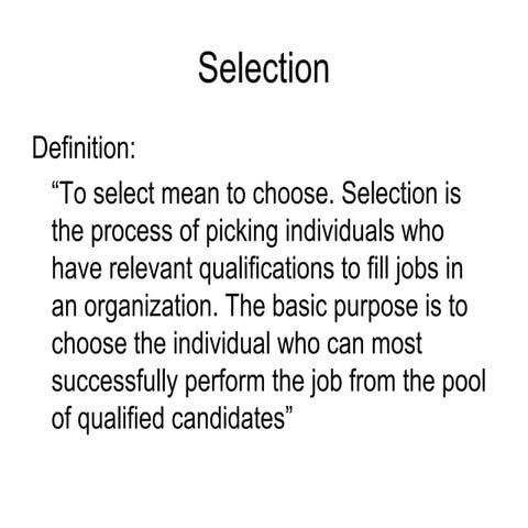 Module 4   selection