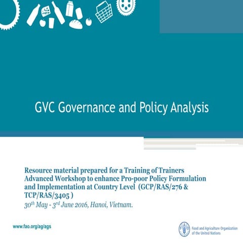 GVC Governance and Policy Analysis