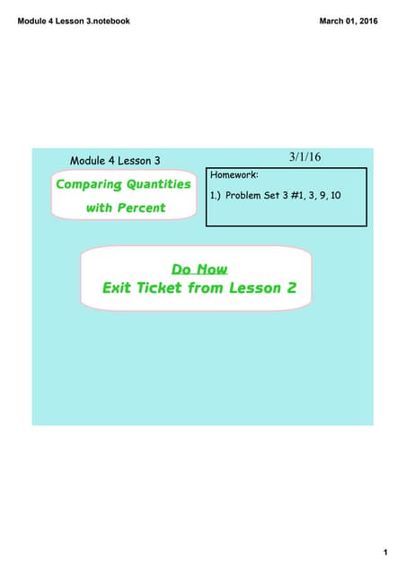 Module 4 lesson 12 | PDF