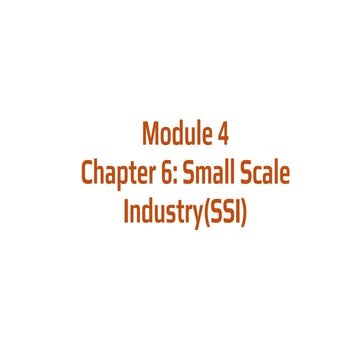 Roles of small scale industries in india | PPTX