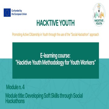 Developing Soft Skills through Social Hackathons