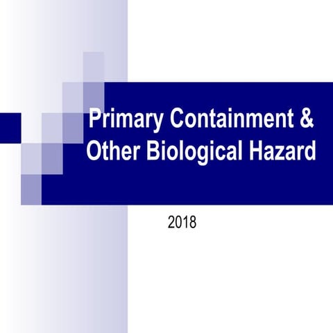 Module 4 primary contaiment and other hazard