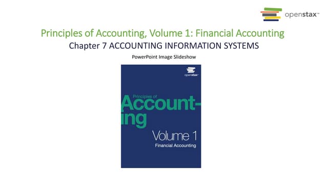 Accounting Information Systems 