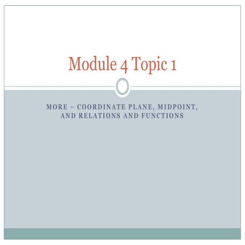 Module 4 topic 1   2nd