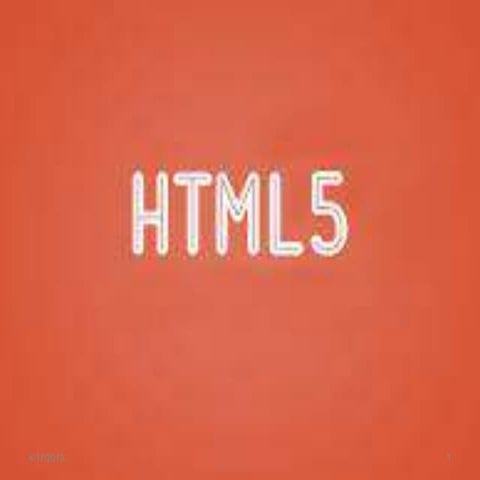 html5 | PPT