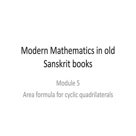 History of mathematics in India