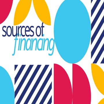 MODULE 5 -FINANCING sources for business | PPTX