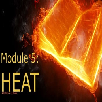 Third Grading Module 5 Heat
