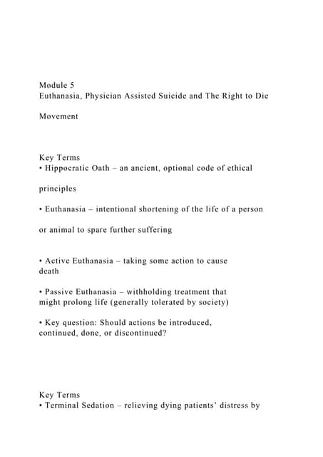 Bioethical Issue-EUTHANASIA | PPTX