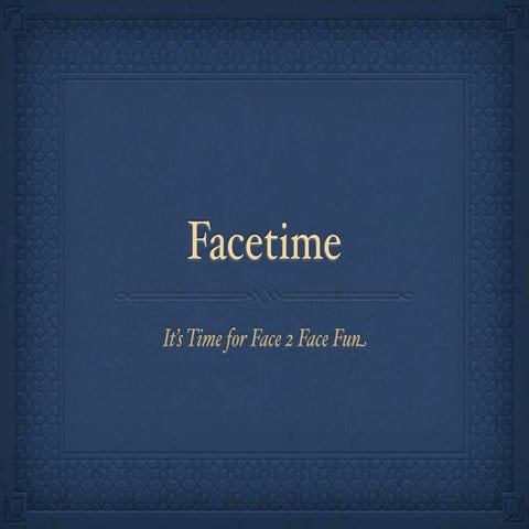 Module #5 facetime training tutorial