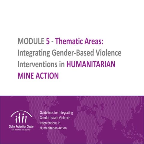Guidelines for Integrating Gender-based Violence in Interventions in ...