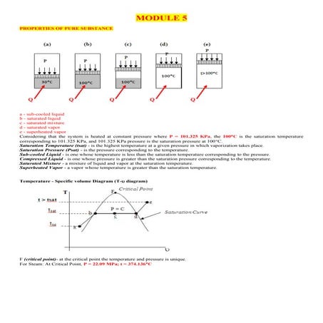 Module 5 (properties of pure substance)2021 2022