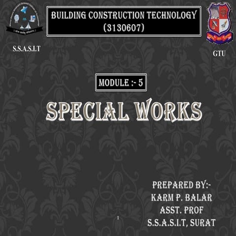 BCT - Module 5 special work