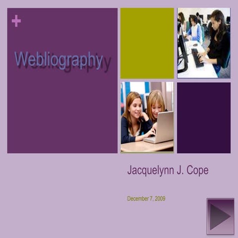Webliography: J.Cope