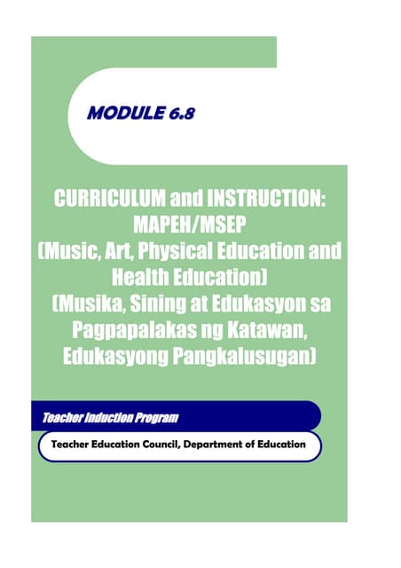 Module 6.8 mapeh