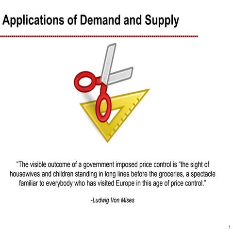 Applications in Demand and Supply