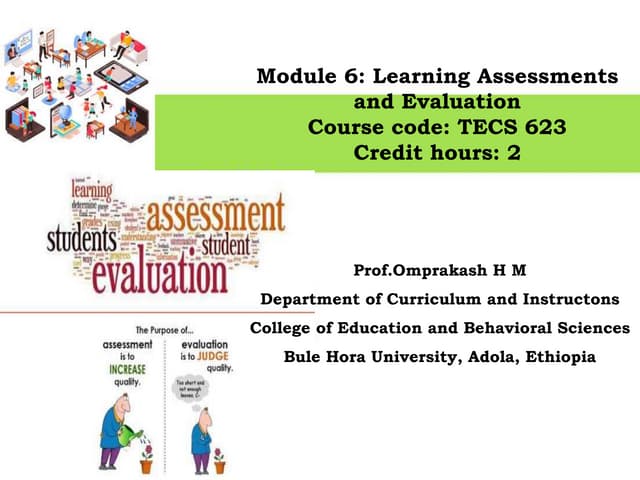 Module 6-L A & E, Weekend.pptx