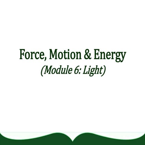 Module 6   light