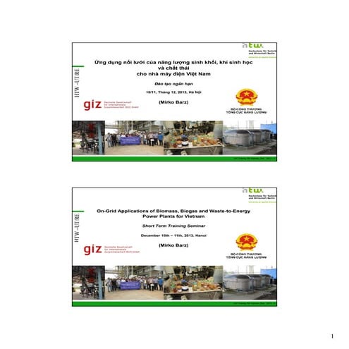 Module 6 Basic design parameters for commercially viable on-grid biomass gasi...