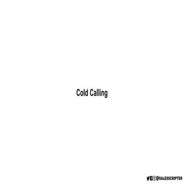 SMART Sales System - Module 6: Cold Calling