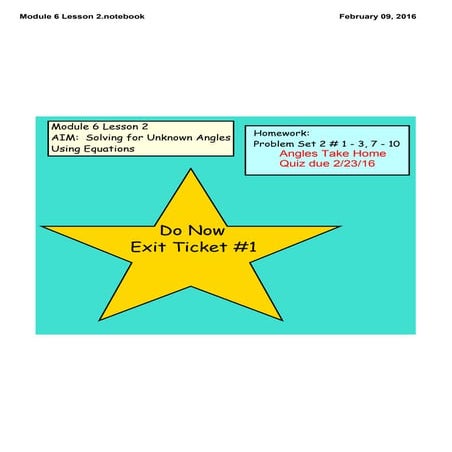 Module 6 answer key for homework | PDF