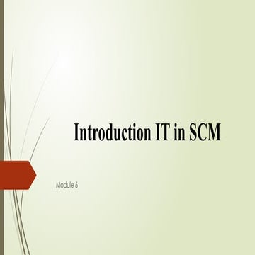 Module 6 LSCM.pptx notes and matrial for the reference