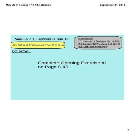 Module 7.1 lesson 11 12 | PDF