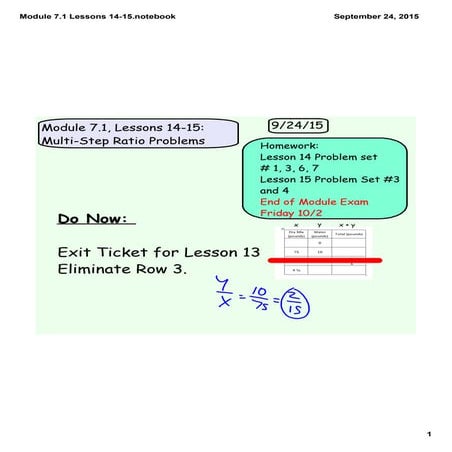 Module 7.1 lessons 14 15 | PDF