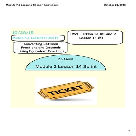 Module 7.2 lessons 13 and 14 | PDF | Technology & Computing