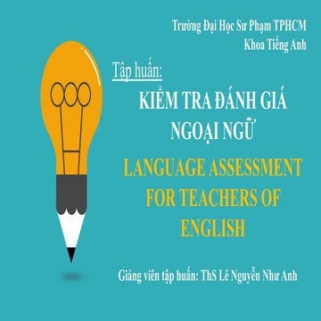 Language Assessment Module 7